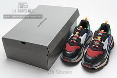 490672 W09O5 1068 Balenciaga Triple S Green Red - Image 6
