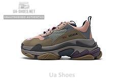 490672 W09O5 1036 Balenciaga Triple S Grey Pink