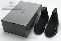 Balenciaga Speed Clear Sole Sneaker Black Yellow Fluo - Image 6