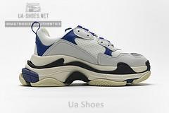 490672 W09O5 1005 Balenciaga Triple S Black Blue Violet - Image 7