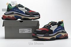 490672 W09O5 1068 Balenciaga Triple S Green Red - Image 4