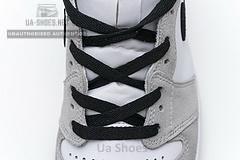 555088-126 Air Jordan 1 High Smoke Grey Red - Image 5