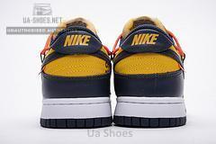 CT0856-700 OFF WHITEx Nike Dunk SB Low White Michigan - Image 5