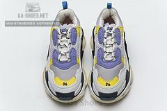 541624 W06E2 7282 Balenciaga Triple S Black Grey Blue - Image 3