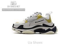 483513 W06E2 6890 Balenciaga Triple S White Yellow - Image 4