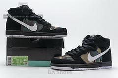 BQ6826-001 Nike SB Dunk High Pro Camo Black - Image 10