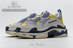 541624 W06E2 7282 Balenciaga Triple S Black Grey Blue - Image 9