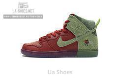 CW7093-600 Nike SB Dunk High "Strawberry Cough"