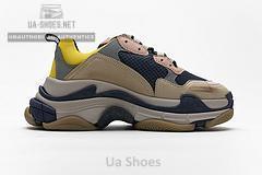 490672 W09O5 1027 Balenciaga Triple S Grey Yellow - Image 2
