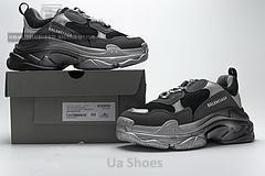 483546 W06F1 0841 Balenciaga Triple S Black Grey Silver - Image 11