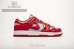 CT0856-600 OFF White X Nike Dunk Low University Red - Image 5