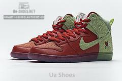 CW7093-600 Nike SB Dunk High "Strawberry Cough" - Image 2