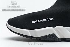 Balenciaga Speed Clear Sole Sneaker Black White - Image 7