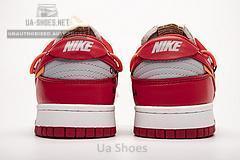 CT0856-600 OFF White X Nike Dunk Low University Red - Image 6
