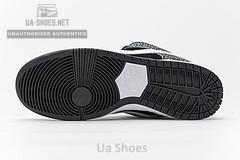 CD2563-003 Nike SB Dunk Low Pro ISO Black White - Image 3