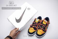 CT0856-700 OFF WHITEx Nike Dunk SB Low White Michigan - Image 3