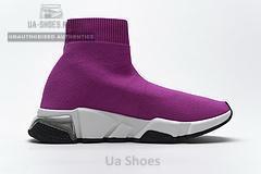 Balenciaga Speed Clear Sole Sneaker Fuchsia White - Image 6