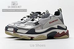 541624 W06E2 7320 Balenciaga Triple S Grey Silver - Image 8