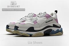 541624 W06E2 7352 Balenciaga Triple S Blue Pink - Image 9
