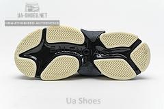 541624 W06E2 7080 Balenciaga Triple S Black Grey Blue - Image 10