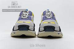 541624 W06E2 7282 Balenciaga Triple S Black Grey Blue - Image 6