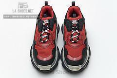 483513 W06E1 1006 Balenciaga Triple S Black Red Grey - Image 6