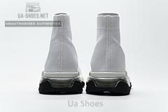 Balenciaga Speed Clear Sole Sneaker White Black - Image 3