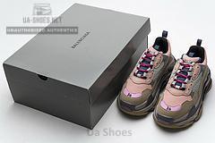 490672 W09O5 1036 Balenciaga Triple S Grey Pink - Image 7