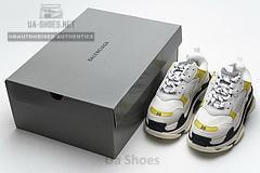 483513 W06E2 6890 Balenciaga Triple S White Yellow - Image 7