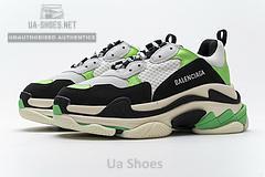 483513 W06E1 1008 Balenciaga Triple S White Green - Image 8