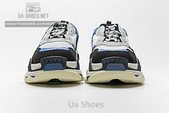 541624 W06E2 7080 Balenciaga Triple S Black Grey Blue - Image 11