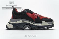 483513 W06E1 1006 Balenciaga Triple S Black Red Grey - Image 2