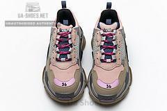 490672 W09O5 1036 Balenciaga Triple S Grey Pink - Image 6