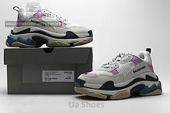 541624 W06E2 7352 Balenciaga Triple S Blue Pink - Image 7