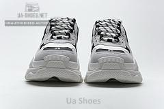 584088 W06E2 1769 Balenciaga Triple S Black Grey - Image 3