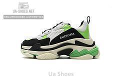 483513 W06E1 1008 Balenciaga Triple S White Green