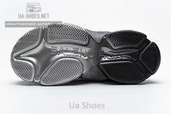 483546 W06F1 0841 Balenciaga Triple S Black Grey Silver - Image 3