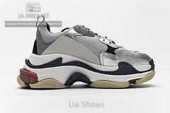 541624 W06E2 7320 Balenciaga Triple S Grey Silver - Image 9