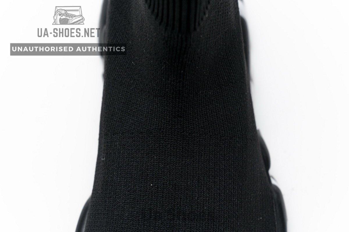 Balenciaga Stretch Mesh High Top Sneaker All Black - Image 14