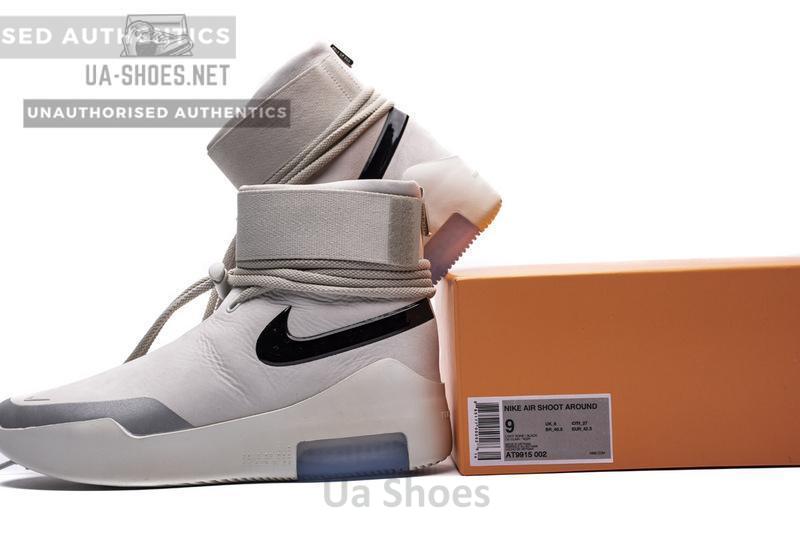 Fear of God x Nike Air Shoot Around "Light Bone" AT9915-002 - Image 3