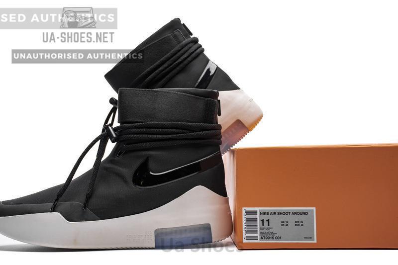 Fear of God x Nike Air Shoot Around "Black" AT9915-001 - Image 4