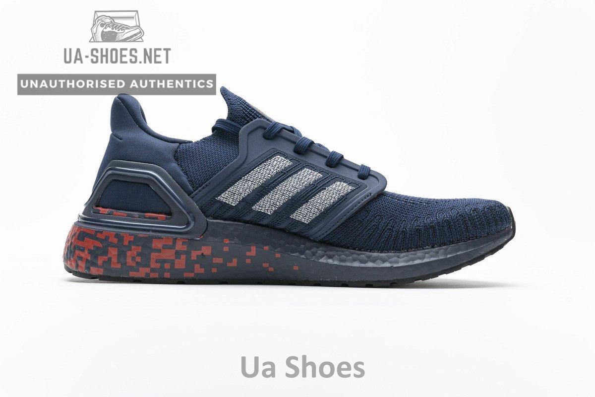 FY3451 adidas Ultra BOOST 20 CONSORTIUM Dark Blue Red Real Boost - Image 14