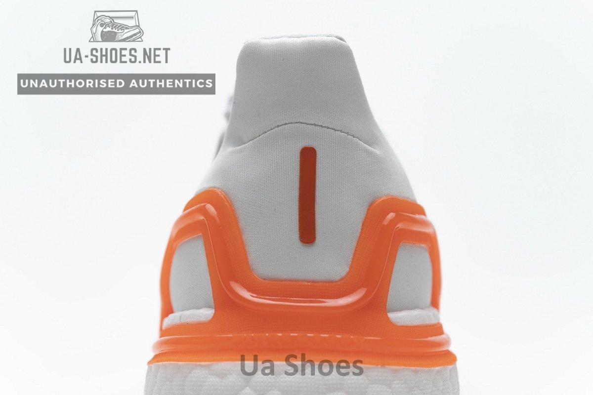 EG0768 adidas Ultra BOOST 20 Primeblue White Blue Orange - Image 8