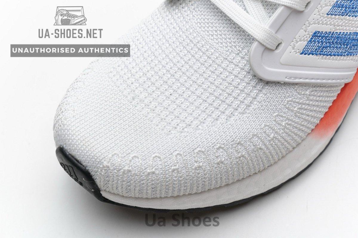 FY3453 adidas Ultra BOOST 20 White Blue - Image 12