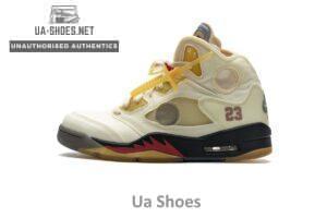 DH8565-100 OFF White x Air Jordan 5 Retro SP Sail