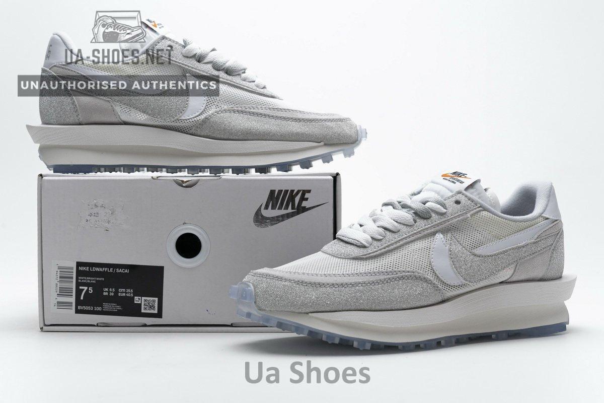 BV5053-100 Sacai x Nike LDWaffle White Bright White - Image 2