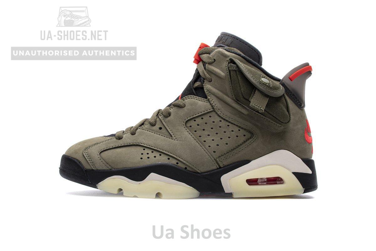Travis Scott X Air Jordan 6 “Medium Olive”