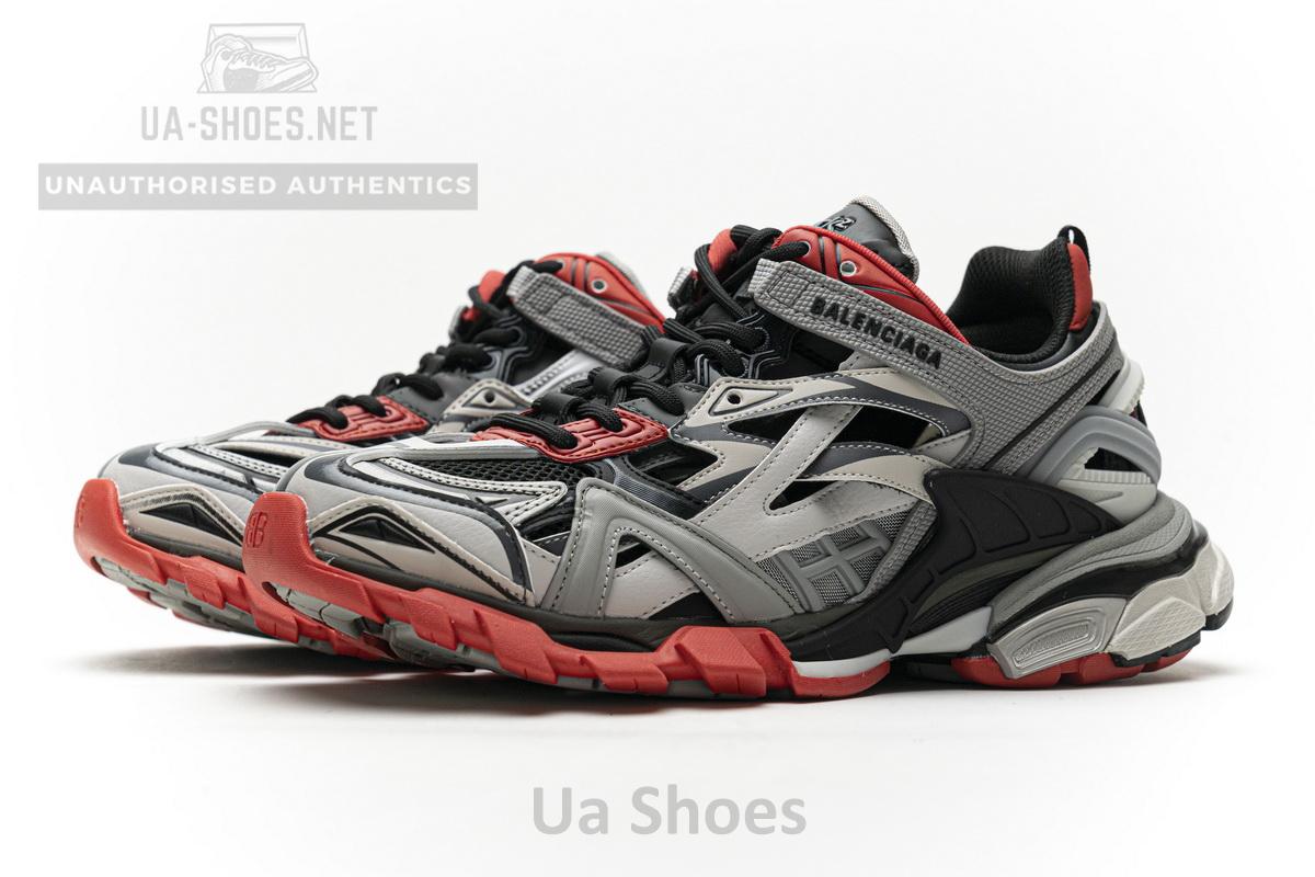 GT Batch Balanciaga Track Black Grey Red - Image 5