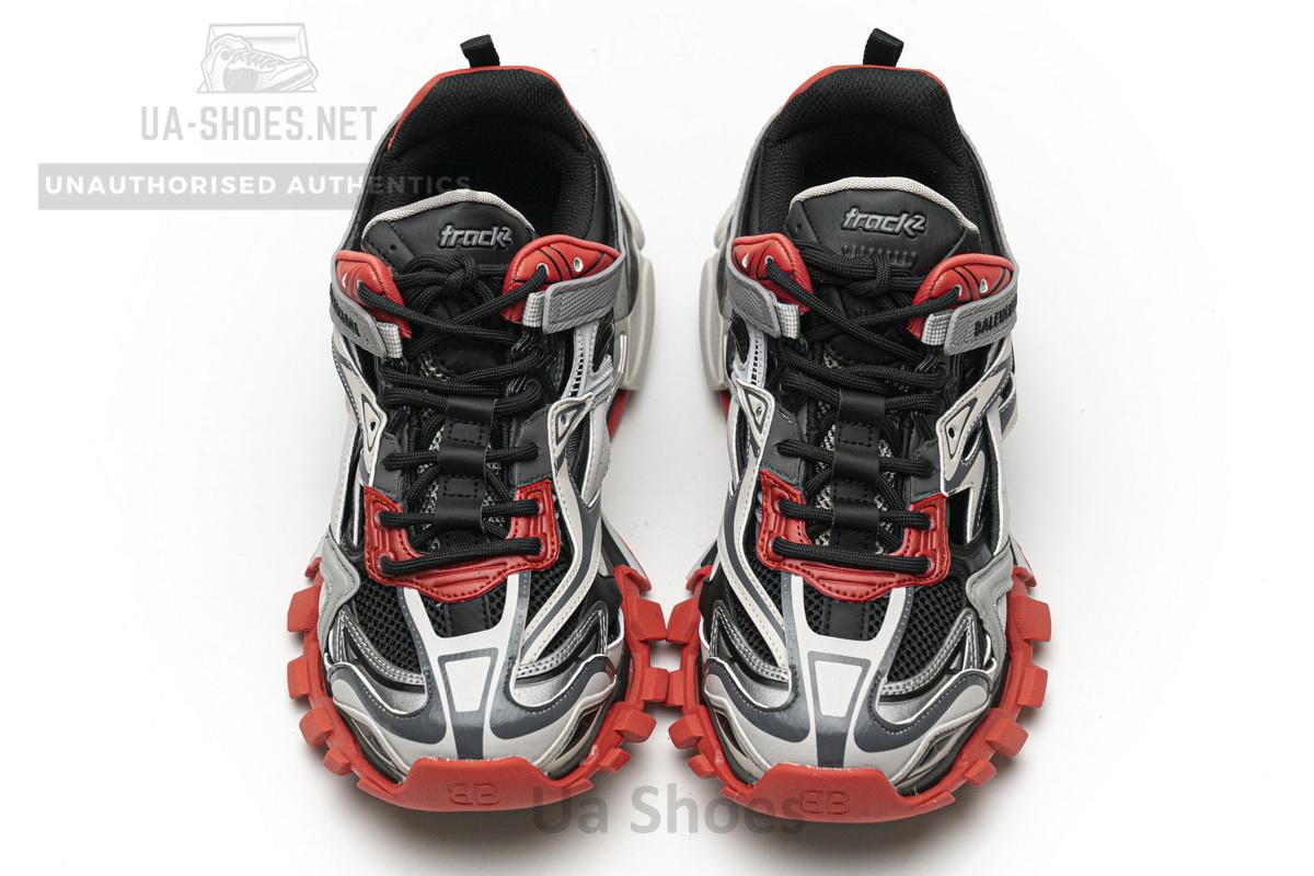 GT Batch Balanciaga Track Black Grey Red - Image 4