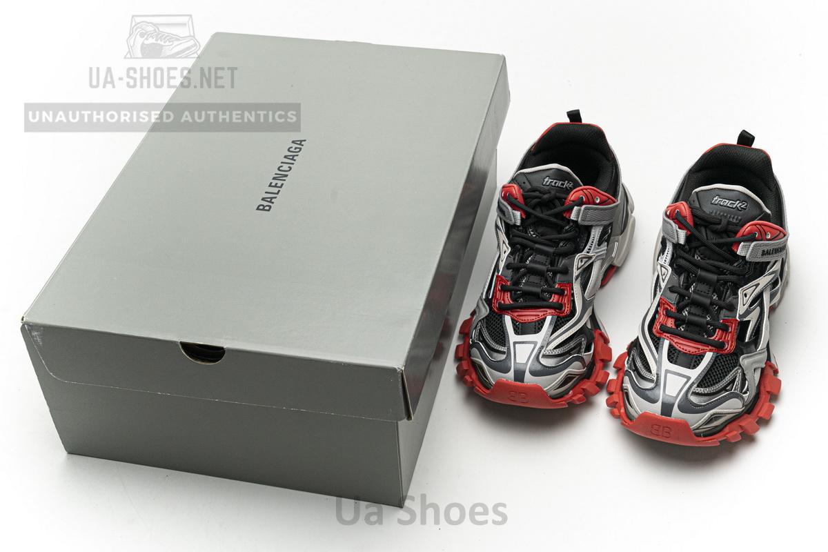 GT Batch Balanciaga Track Black Grey Red - Image 3